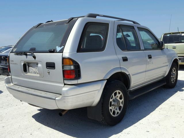 4S2CK58W9W4359317 - 1998 ISUZU RODEO S SILVER photo 4