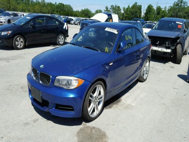 WBAUC9C54CVM12463 - 2012 BMW 135 I BLUE photo 2