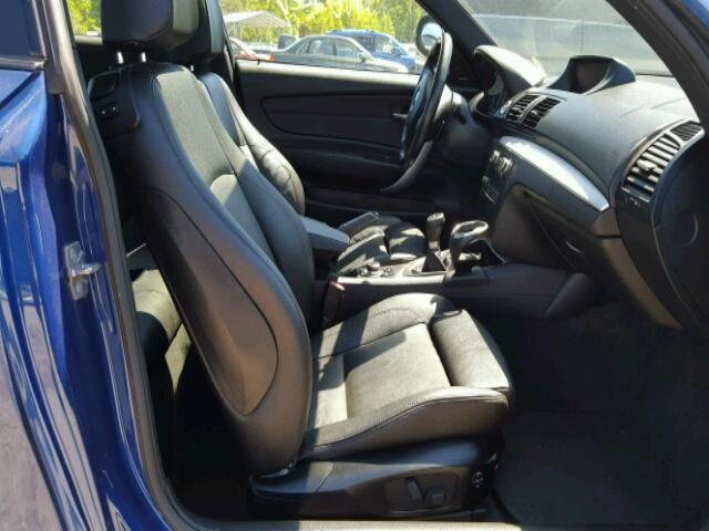 WBAUC9C54CVM12463 - 2012 BMW 135 I BLUE photo 5