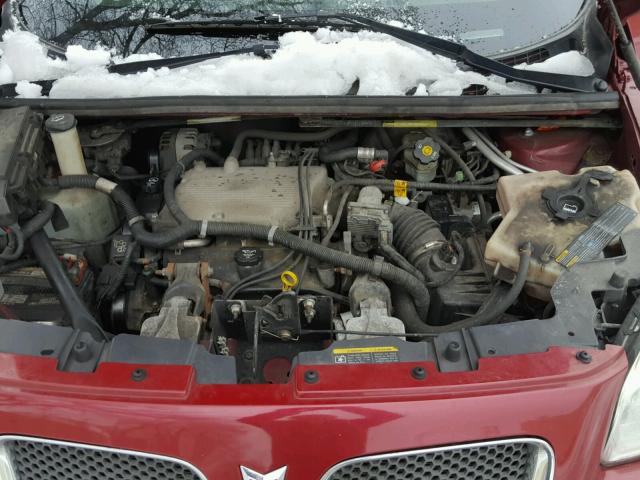 1GMDV03L55D297108 - 2005 PONTIAC MONTANA SV MAROON photo 7