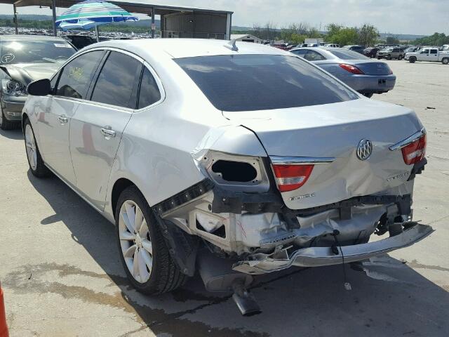 1G4PR5SK7D4104687 - 2013 BUICK VERANO SILVER photo 3