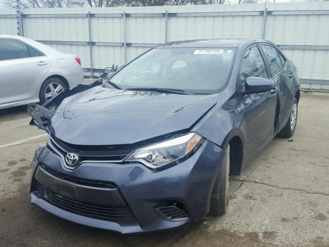 2T1BPRHE8FC408091 - 2015 TOYOTA COROLLA EC 蓝色 照片 2