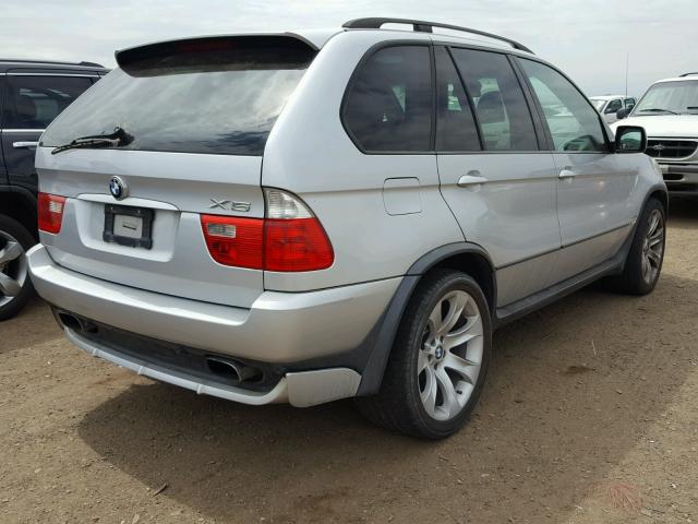 5UXFA93566LE84896 - 2006 BMW X5 4.8IS SILVER photo 4