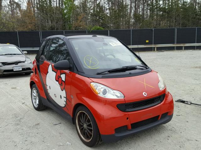 WMEEK31X18K144526 - 2008 SMART FORTWO PAS RED photo 1