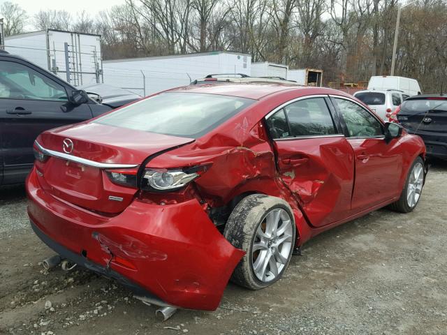 JM1GL1V57H1129942 - 2017 MAZDA 6 TOURING RED photo 4