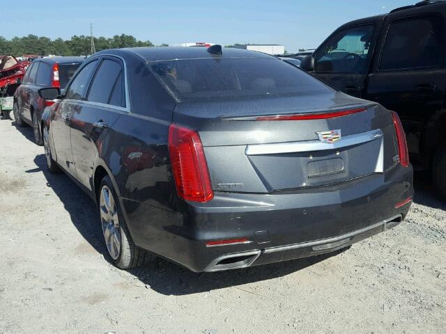 1G6AT5S31F0121082 - 2015 CADILLAC CTS PREMIU GRAY photo 3