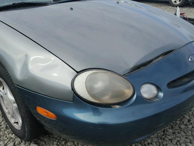 1FAFP52SXWA266068 - 1998 FORD TAURUS LX GREEN photo 9