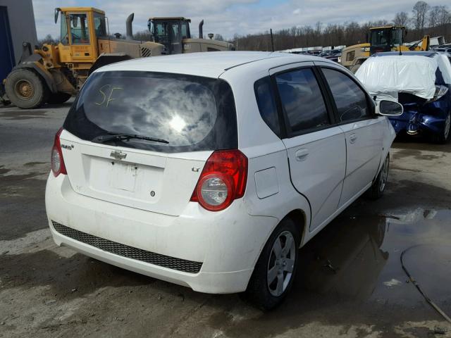 KL1TD66E99B657525 - 2009 CHEVROLET AVEO LS 白色 照片 4