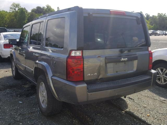 1J8HG48KX8C135243 - 2008 JEEP COMMANDER GRAY photo 3