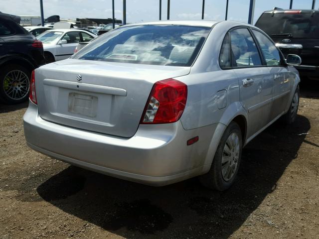 KL5JD56Z16K321480 - 2006 SUZUKI FORENZA SILVER photo 4