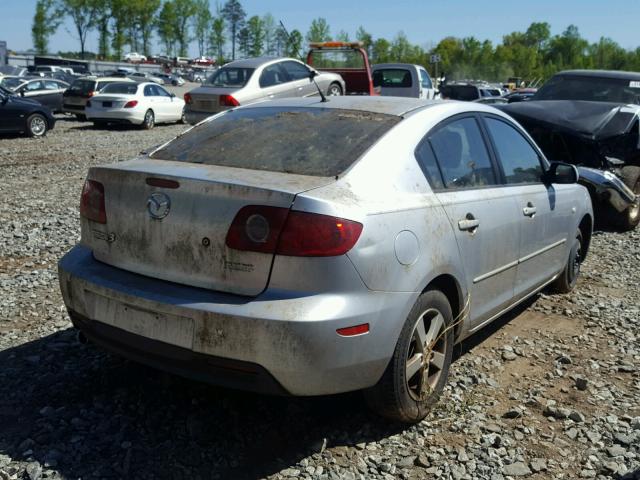 JM1BK12F241114866 - 2004 MAZDA 3 I فضي صورة 4