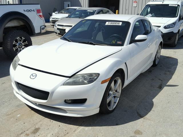 JM1FE17N350157516 - 2005 MAZDA RX8 WHITE photo 2