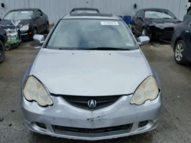 JH4DC54822C019641 - 2002 ACURA RSX SILVER photo 9