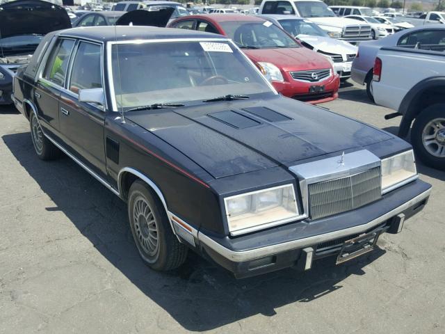 1C3BT56E2FC133547 - 1985 CHRYSLER NEW YORKER BLACK photo 1