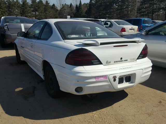 1G2NF12E5YM852954 - 2000 PONTIAC GRAND AM S თეთრი ფოტო 3