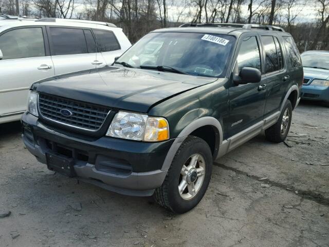 1FMZU73E62UA67933 - 2002 FORD EXPLORER X GREEN photo 2