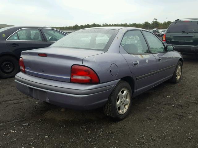 1B3ES67C2SD190822 - 1995 DODGE NEON SPORT GRAY photo 4