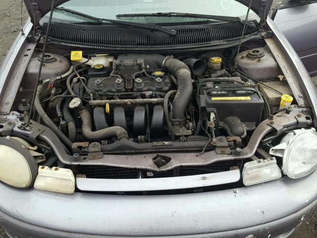 1B3ES67C2SD190822 - 1995 DODGE NEON SPORT GRAY photo 7