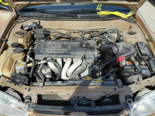 1Y1SK5288YZ403696 - 2000 CHEVROLET GEO PRIZM 金色 照片 7