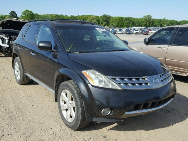 JN8AZ08T37W508211 - 2007 NISSAN MURANO SL BLACK photo 1