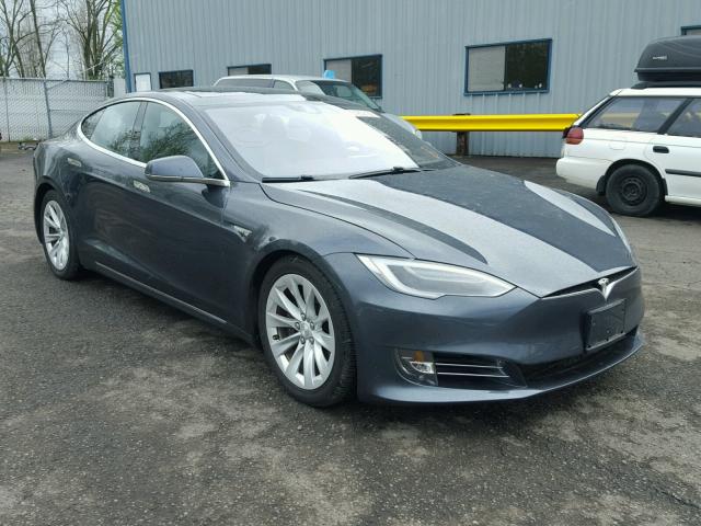 5YJSA1E28GF156725 - 2016 TESLA MODEL S GRAY photo 1