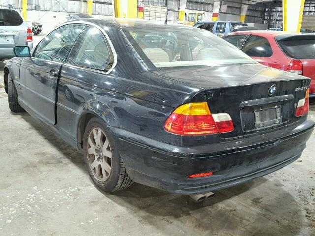 WBABM3342YJN80917 - 2000 BMW 323 CI BLACK photo 3