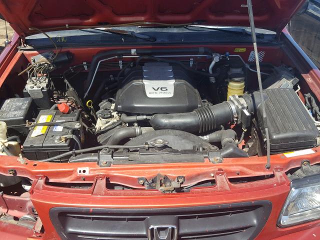 4S6DM58W214401364 - 2001 HONDA PASSPORT E ORANGE photo 7