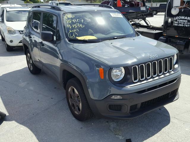 ZACCJBAH6HPF11289 - 2017 JEEP RENEGADE S Կապույտ լուսանկար 1