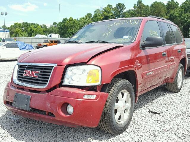 1GKDS13S842408534 - 2004 GMC ENVOY RED photo 2