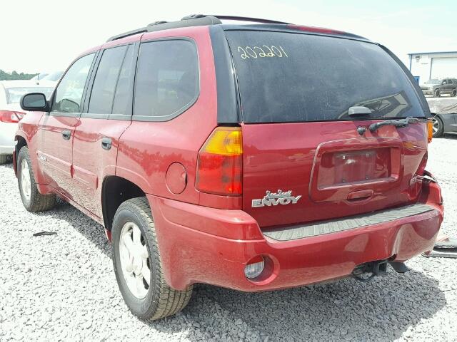 1GKDS13S842408534 - 2004 GMC ENVOY RED photo 3