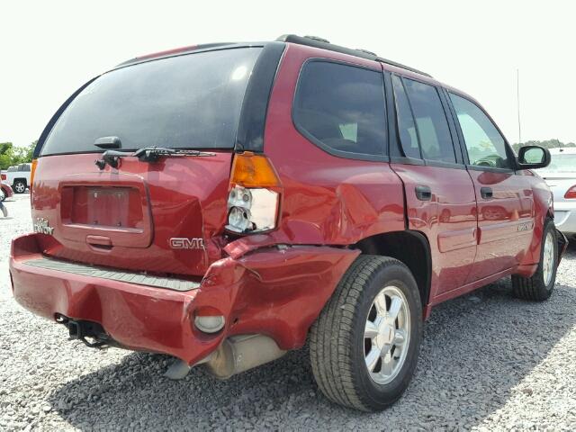 1GKDS13S842408534 - 2004 GMC ENVOY RED photo 4