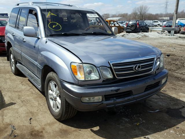 JTJHT00WX33535075 - 2003 LEXUS LX 470 GRAY photo 1