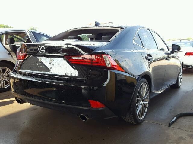 JTHBF1D2XE5030768 - 2014 LEXUS IS 250 BLACK photo 4