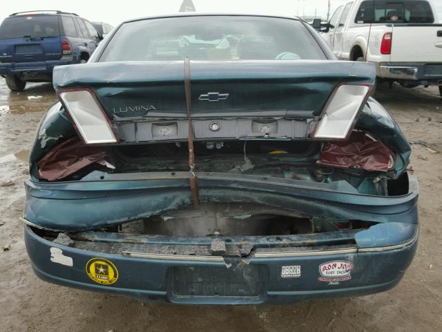 2G1WL52M1W9233262 - 1998 CHEVROLET LUMINA BAS GREEN photo 9