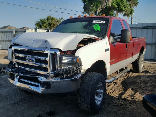 1FTSX31P43EC59292 - 2003 FORD F350 SRW S RED photo 2