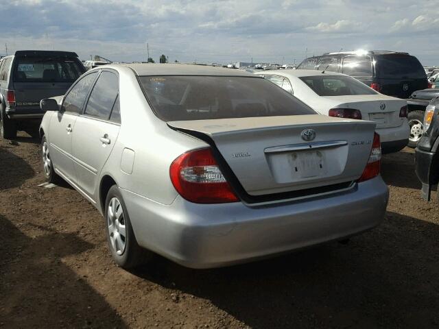 4T1BE32K13U776821 - 2003 TOYOTA CAMRY LE GRAY photo 3