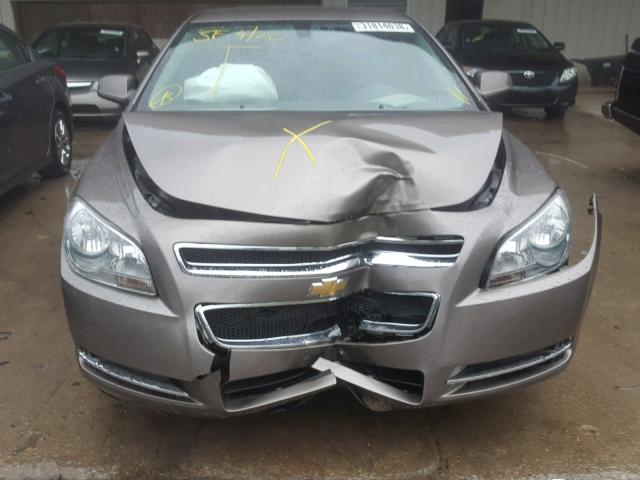 1G1ZC5E1XBF254692 - 2011 CHEVROLET MALIBU 1LT TAN photo 9
