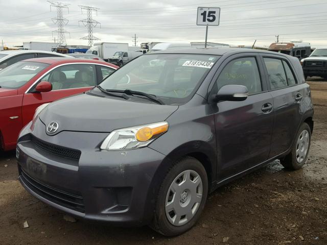 JTKKU4B40A1006650 - 2010 TOYOTA SCION XD GRAY photo 2