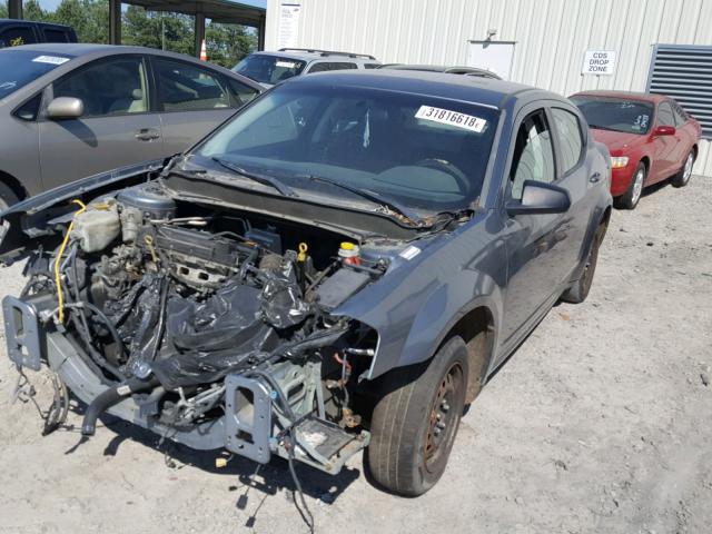 1B3LC56K28N171696 - 2008 DODGE AVENGER SX BLUE photo 2