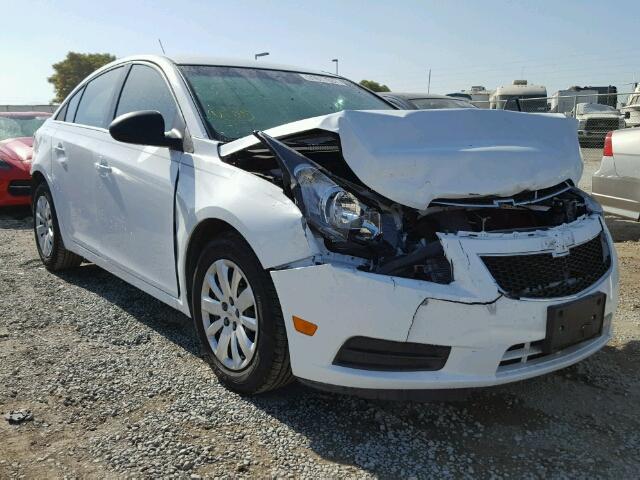 1G1PC5SH7B7248982 - 2011 CHEVROLET CRUZE LS WHITE photo 1