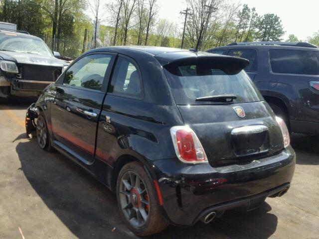 3C3CFFFH1DT754680 - 2013 FIAT 500 ABARTH BLACK photo 3