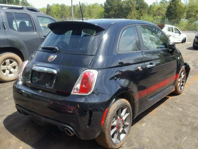 3C3CFFFH1DT754680 - 2013 FIAT 500 ABARTH BLACK photo 4