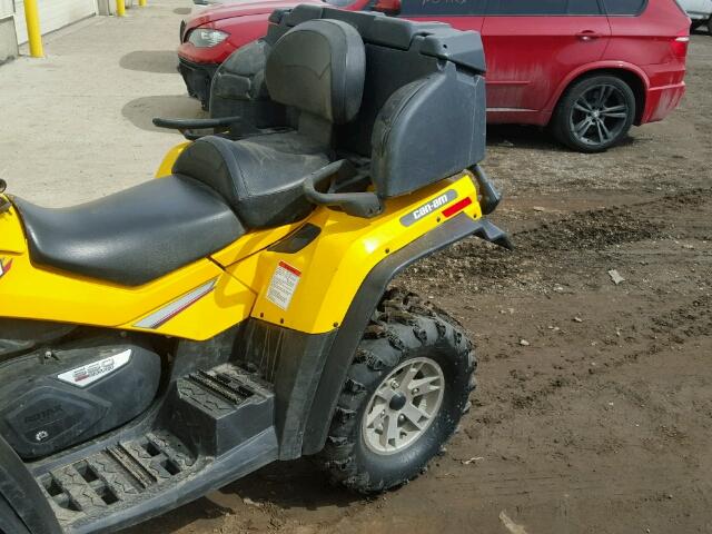 3JBEPCJ148J001126 - 2008 CAN-AM OUTLANDER YELLOW photo 6