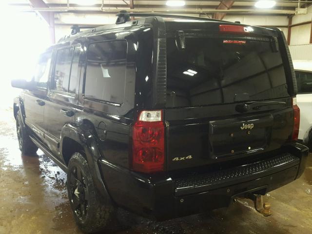 1J8HG48K56C123885 - 2006 JEEP COMMANDER BLACK photo 3