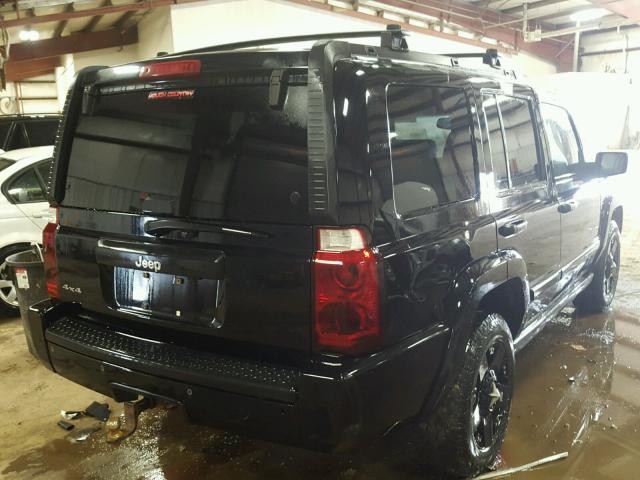 1J8HG48K56C123885 - 2006 JEEP COMMANDER BLACK photo 4