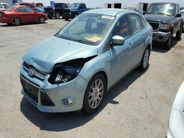 1FAHP3F25CL431032 - 2012 FORD FOCUS SE GREEN photo 2