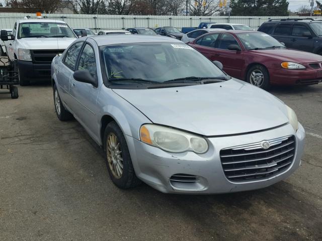 1C3EL46X94N152736 - 2004 CHRYSLER SEBRING LX SILVER photo 1