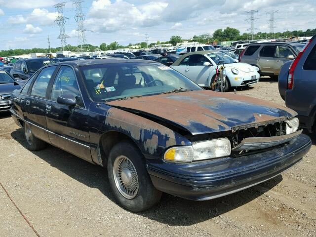 1G1BN53E7MR111086 - 1991 CHEVROLET CAPRICE CL Mavi fotoğraf 1