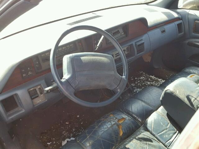 1G1BN53E7MR111086 - 1991 CHEVROLET CAPRICE CL Mavi fotoğraf 10