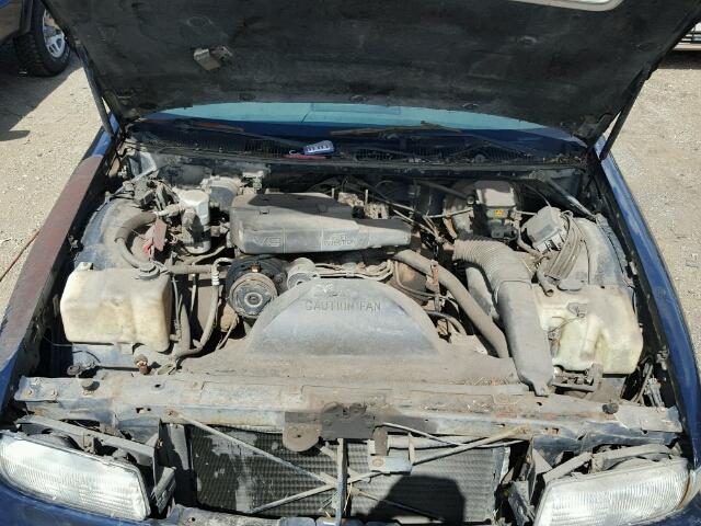 1G1BN53E7MR111086 - 1991 CHEVROLET CAPRICE CL Mavi fotoğraf 7